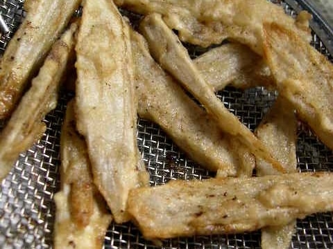 ごぼうのカリカリ揚げ